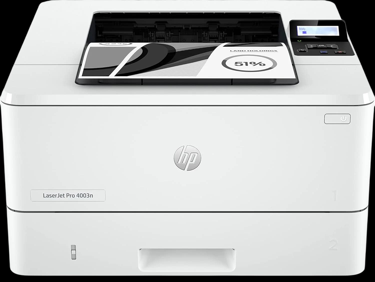 HP LaserJet Pro 4003n Printer - Print: up to 42 ppm black, Hi-Speed USB 2.0