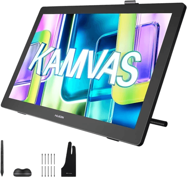 HUION Kamvas 22 (Gen 3) 21.5" 2.5K QHD Pen Display, 90Hz IPS Screen - Image 1