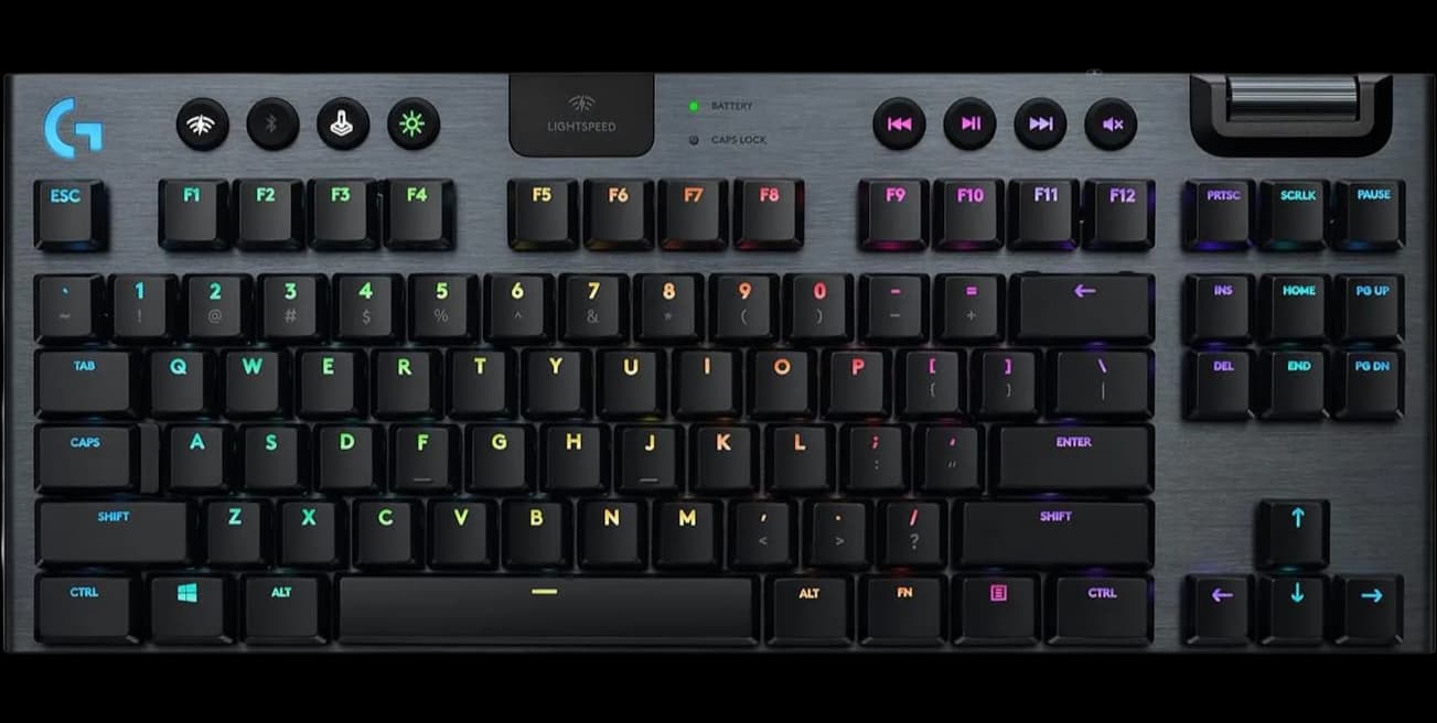 Logitech G915 X LIGHTSPEED TKL – Ultra-Slim Wireless RGB Mechanical TKL with Tri-Mode