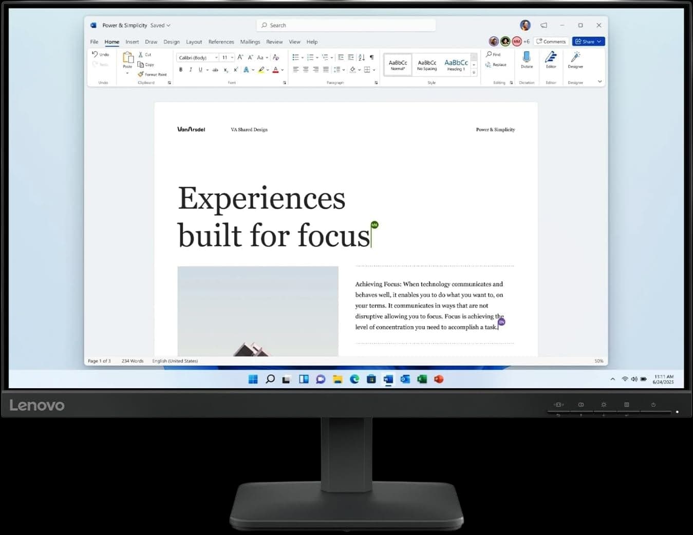 Lenovo L24-4e 23.8″ FHD 100Hz IPS Monitor