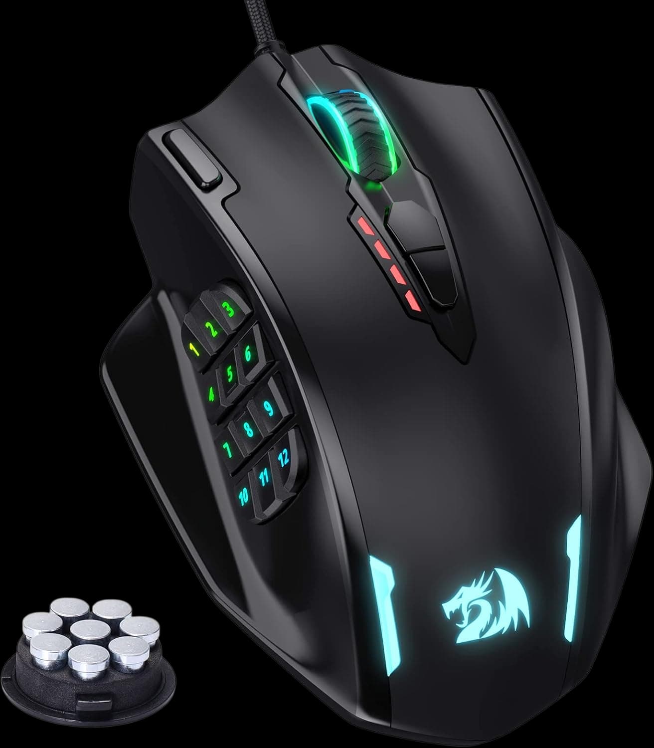 Redragon M908 Impact RGB LED MMO Gaming Mouse
