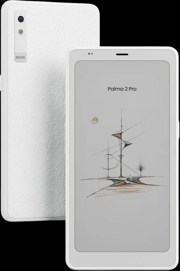 BOOX Palma 2 Pro 6.13" Color ePaper Mobile Device – Kaleido 3 Display, 8GB RAM, 128GB Storage, Android 15, 5G SIM, Front Light, Stylus Support, Compact Smart eReader