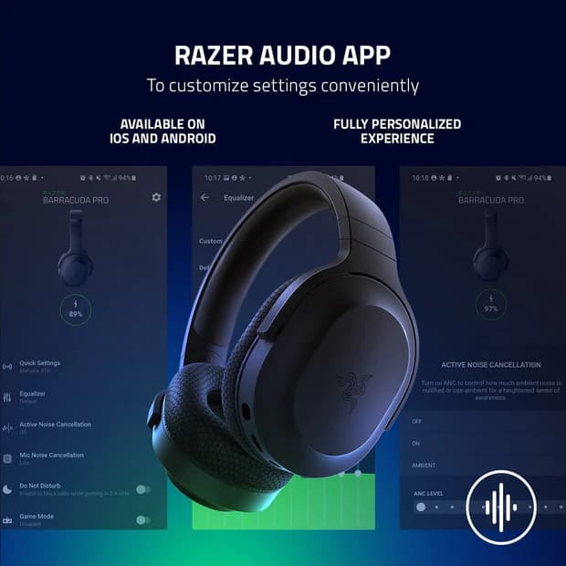 Razer Barracuda X Wireless Gaming Headset – 2.4GHz & Bluetooth, 50Hr Battery, Detachable Mic, Multi-Platform - Image 5