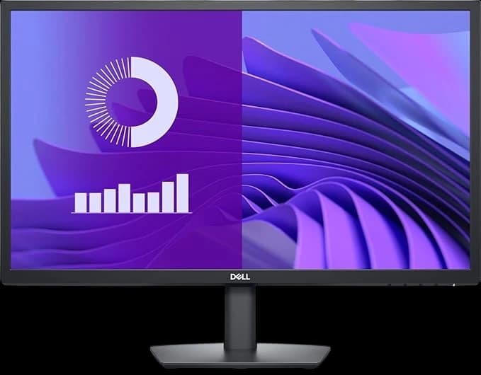 Dell E2425H 24" Full HD Monitor – IPS Panel, 60Hz, VGA & DisplayPort, Anti-Glare, Tilt Adjustable, Energy Star Certified
