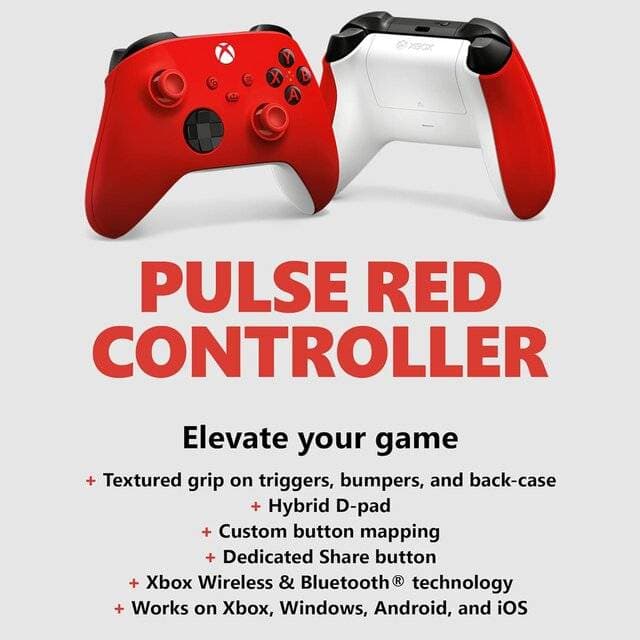 XBOX Core Wireless Controller (Pulse Red) - Image 3