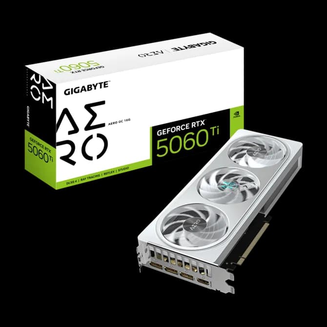 GIGABYTE GeForce RTX™ 5060 TI AERO 16G OC Edition