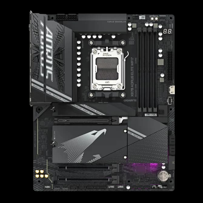 Gigabyte X870 Aorus Elite WiFi7 Motherboard - Image 1