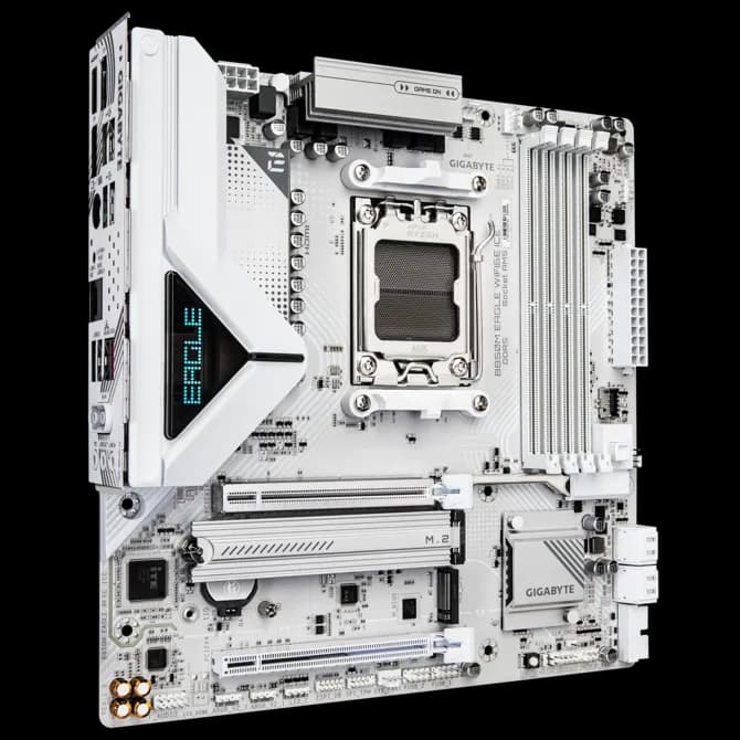 Gigabyte B850M Eagle WiFi 6E Ice AMD DDR5 Motherboard - Image 2