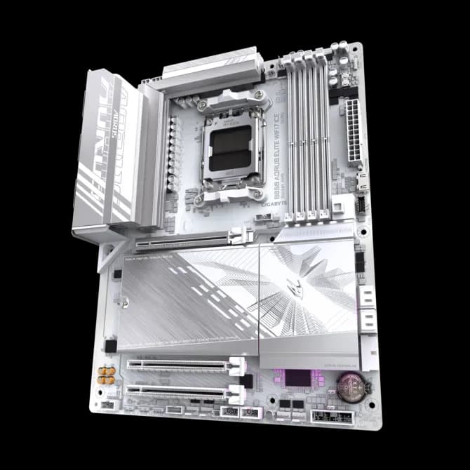 Motherboard GIGABYTE B850 AORUS ELITE WIFI7 ICE ATX Motherboard - Image 3