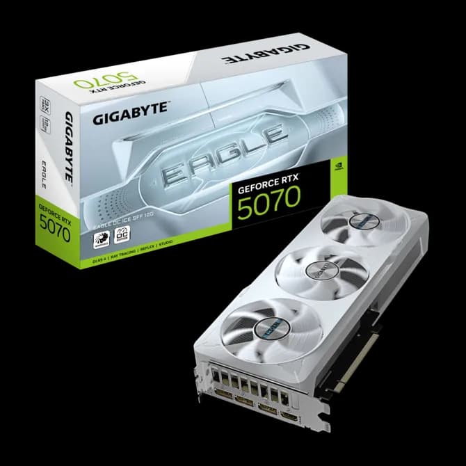 GIGABYTE GeForce RTX™ 5070 EAGLE 12GB OC Edition ICE