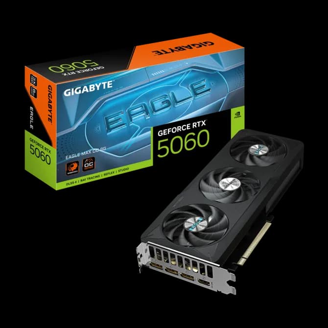 Graphics Card GIGABYTE GeForce RTX™ 5060 EAGLE MAX OC - 8GB