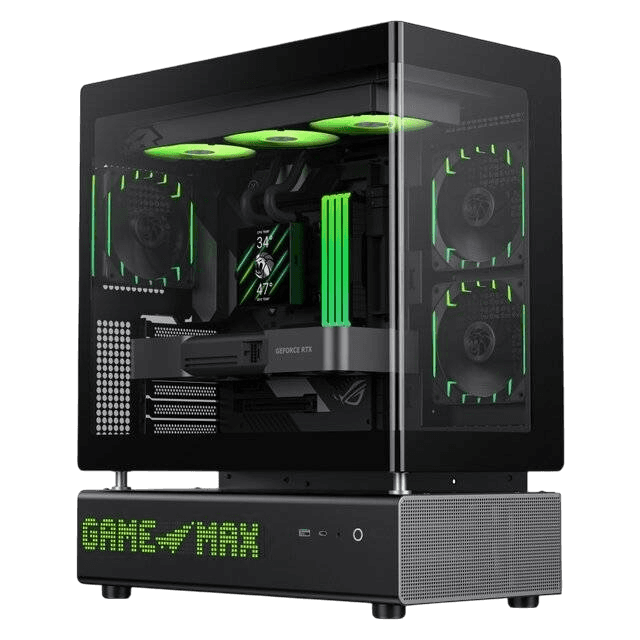 GameMax N90 6-Fan Case (Black) - Image 1