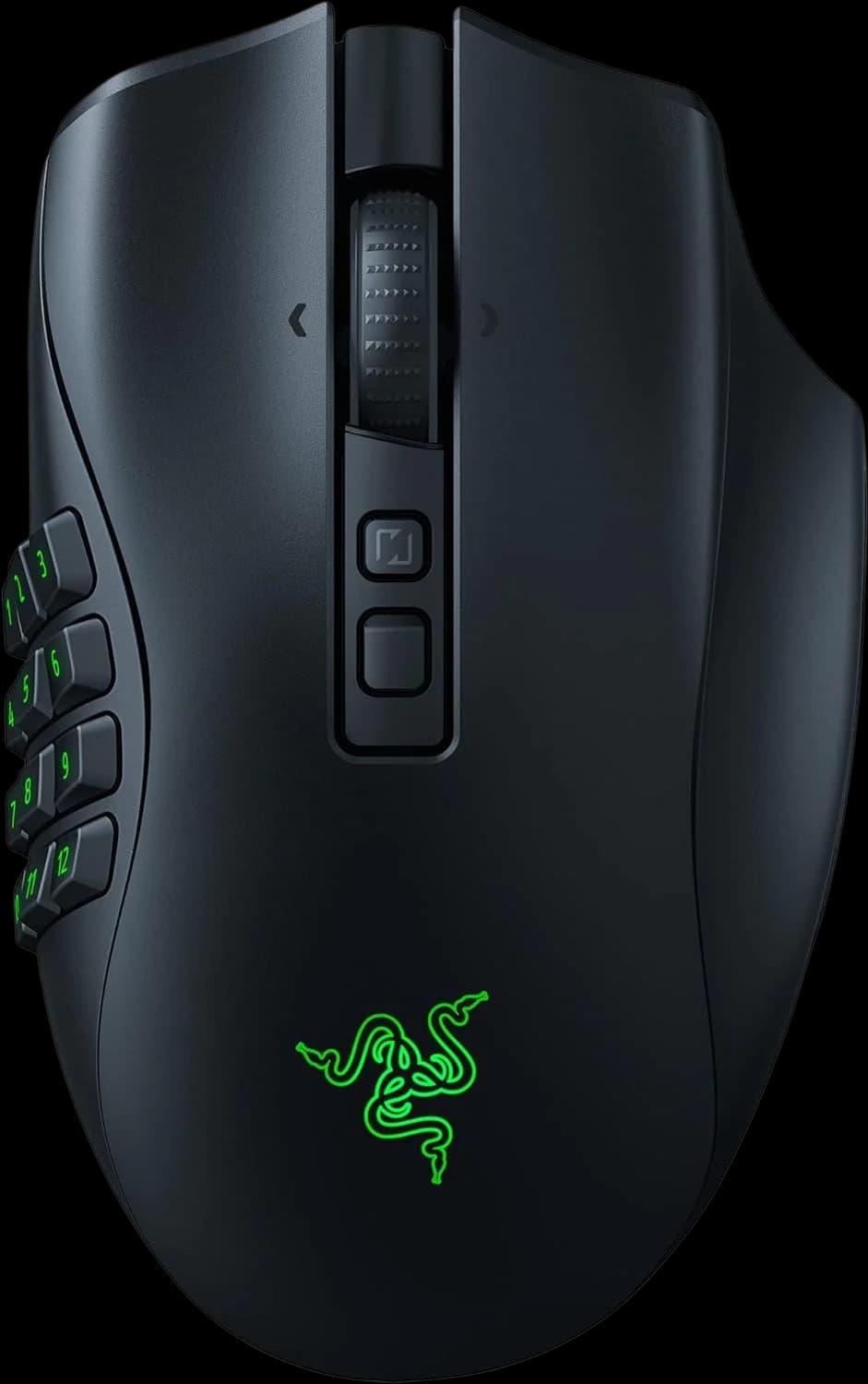 Razer Naga V2 Pro Wireless Gaming Mouse: Interchangeable Side Plate w/ 2, 6, 12 Button Configurations