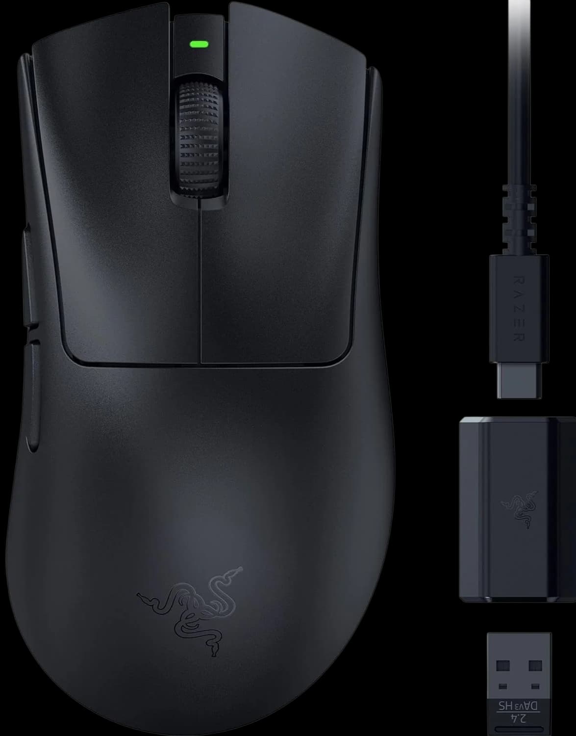 Razer DeathAdder V3 HyperSpeed Wireless Esports Gaming Mouse, 55 g Lightweight
