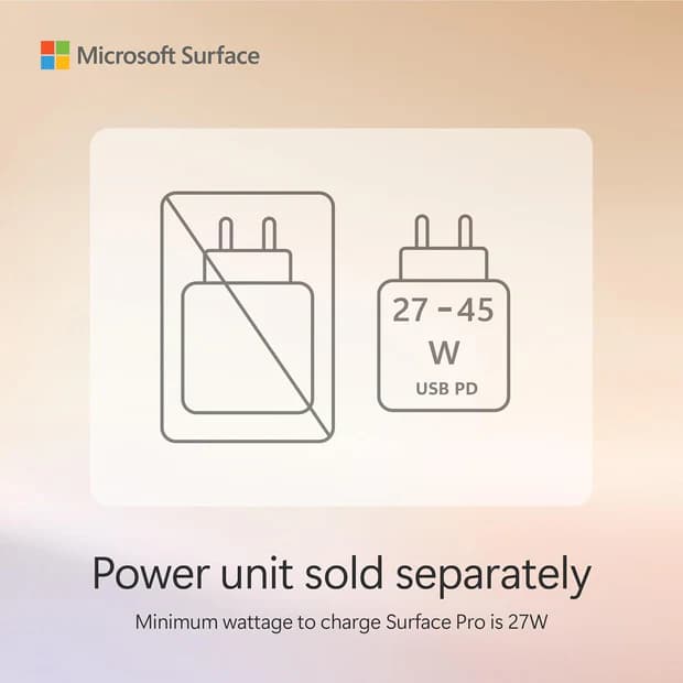 Microsoft Surface Pro for Business Copilot+ PC 12" Tablet Touch Display 90Hz - Snapdragon X Plus - 16GB RAM - 256GB SSD - WIN 11 PRO - Image 3