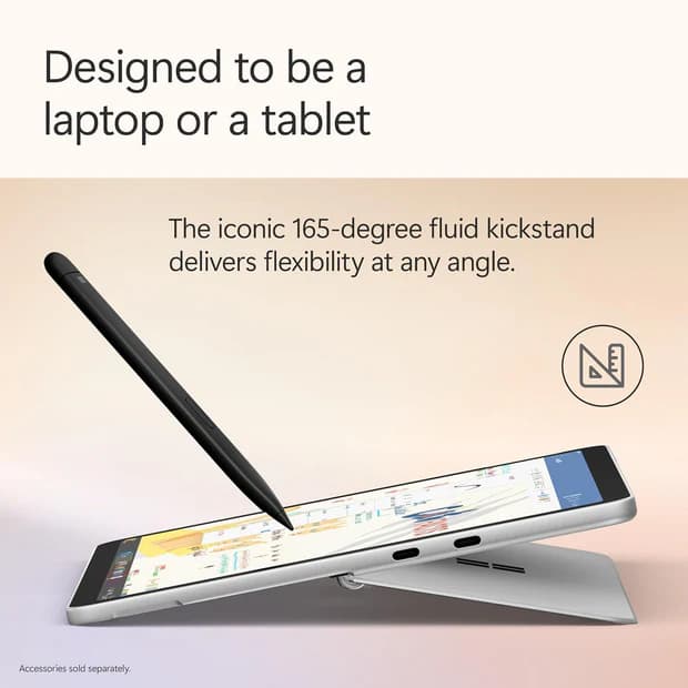 Microsoft Surface Pro for Business Copilot+ PC 12" Tablet Touch Display 90Hz - Snapdragon X Plus - 16GB RAM - 256GB SSD - WIN 11 PRO - Image 8