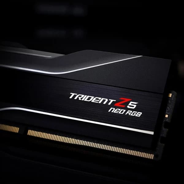 G.SKILL Trident Z5 RGB 32GB (2×16GB) DDR5 6400MHz CL32 Desktop Memory - Matte Black - Image 3