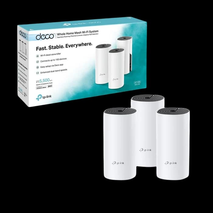 TP-Link Deco M4 AC1200 Whole Home Mesh Wi-Fi System 3-Pack - Image 3