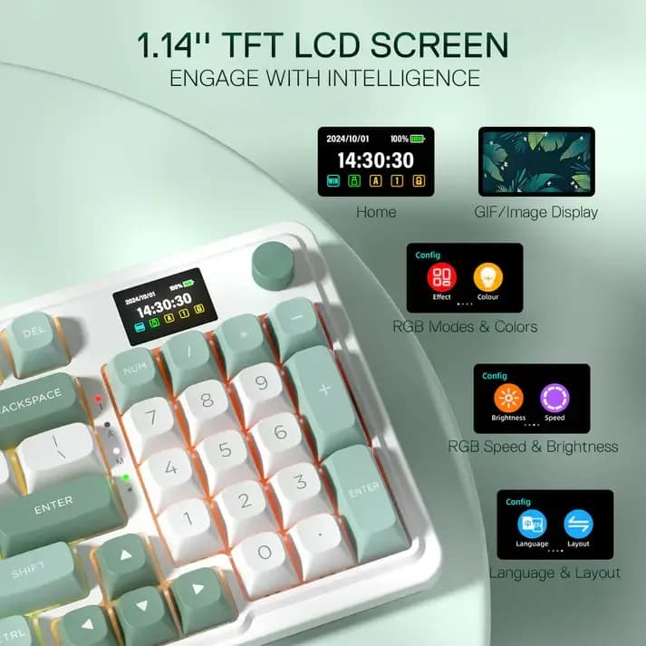Redragon GALATIN PRO K719WG Keyboard - Image 2