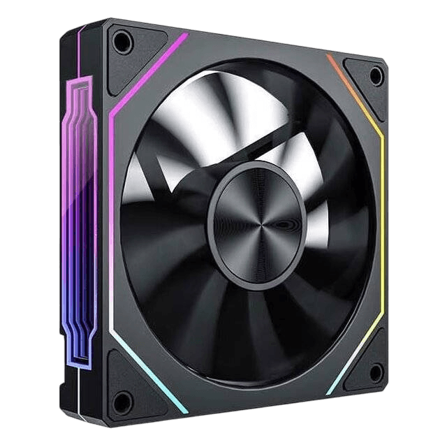 12CM Computer Cooling Fan LJ‑5PRO‑R (Black) - Image 1
