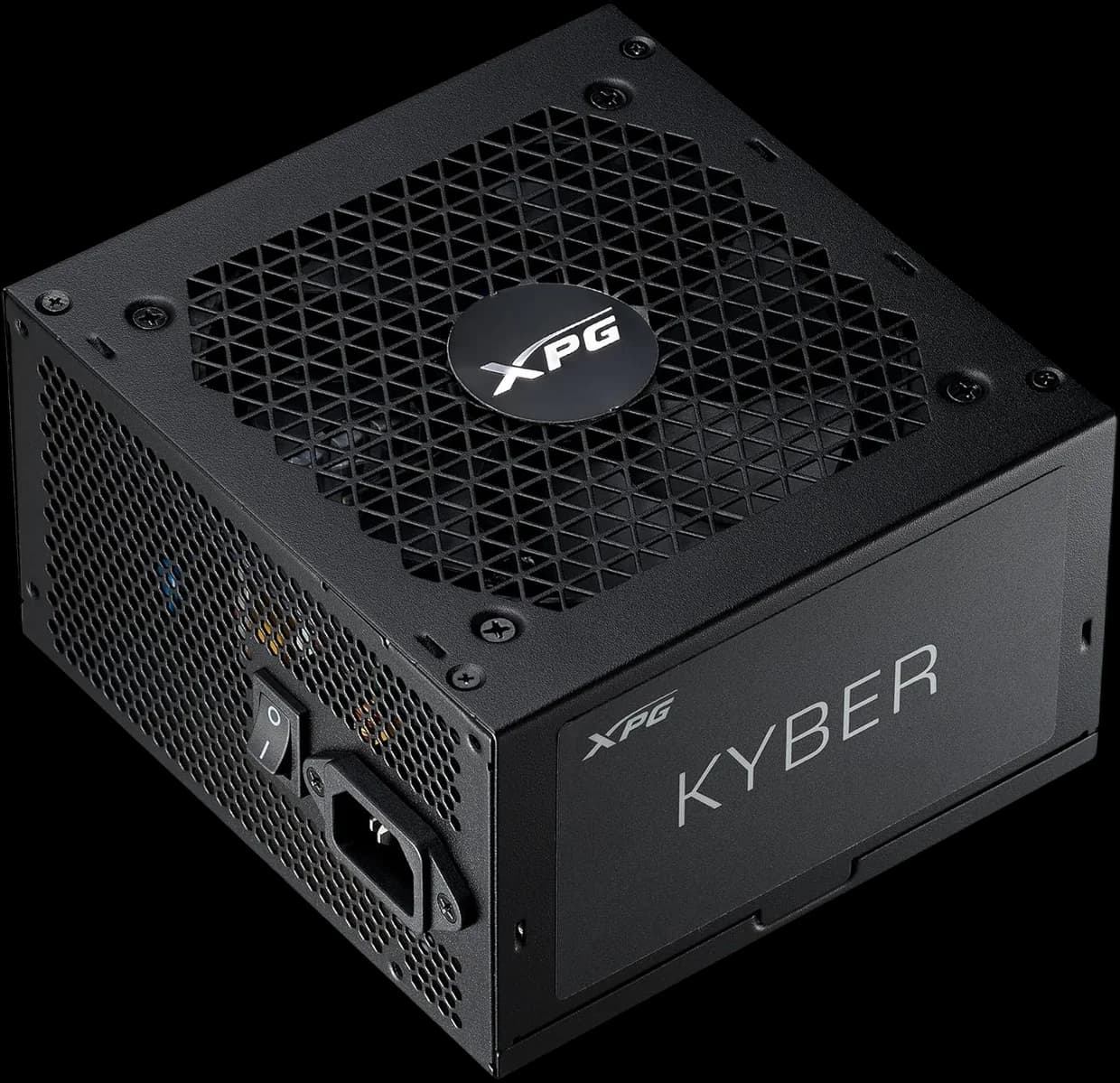 XPG Kyber 850W 80 Plus Gold Certified Non-Modular ATX 3.1 Power Supply w 6+2 Pin Connectors wIndustrial Level Protection & Premium Capacitors, 120mm Fan wintelligent fan control