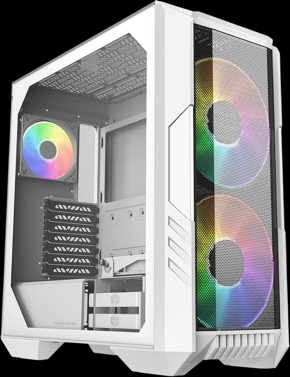 Case COOLER MASTER HAF 500 Mid Tower 3 Fan - White