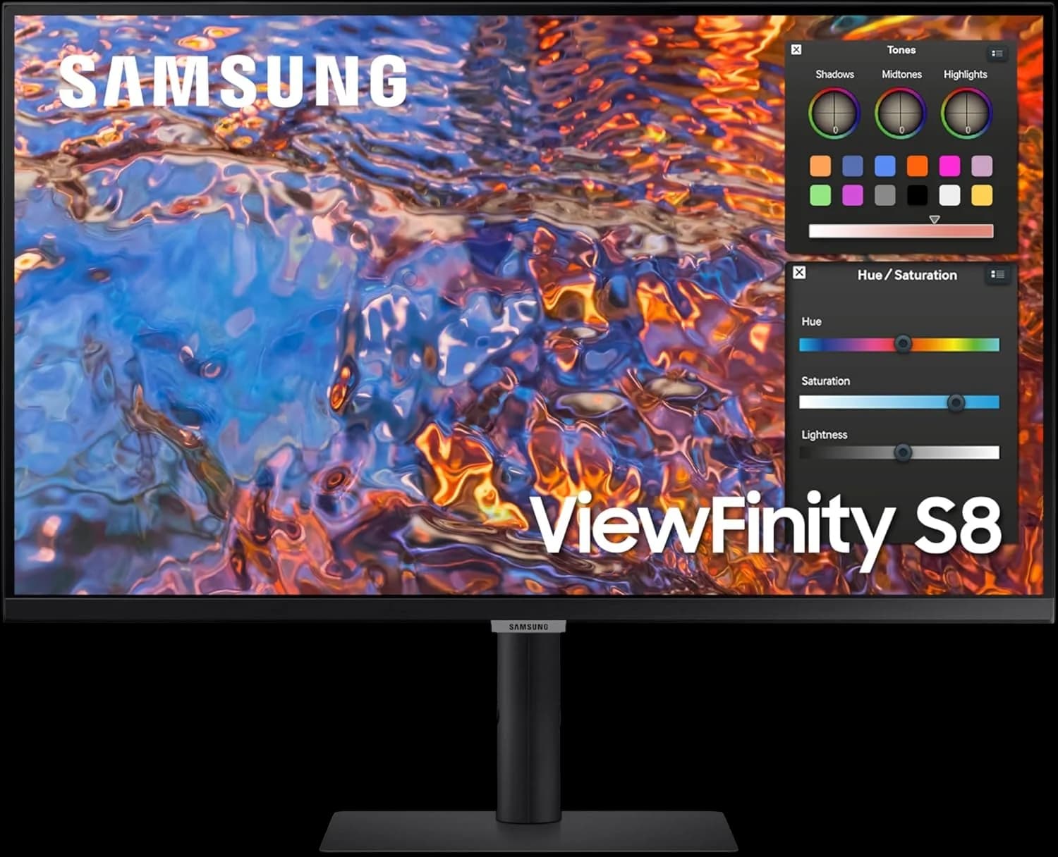 Samsung ViewFinity S8 S80PB 27″ 4K UHD IPS Monitor – 350 cd/m², HDR400, USB-C 90 W, 98% DCI-P3, Matte Display