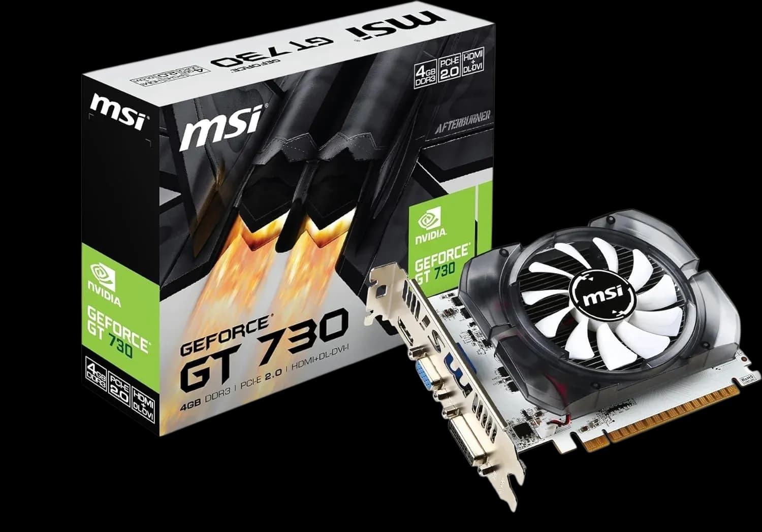 MSI GeForce GT 730 Fermi DDR3 4GB Graphics Card