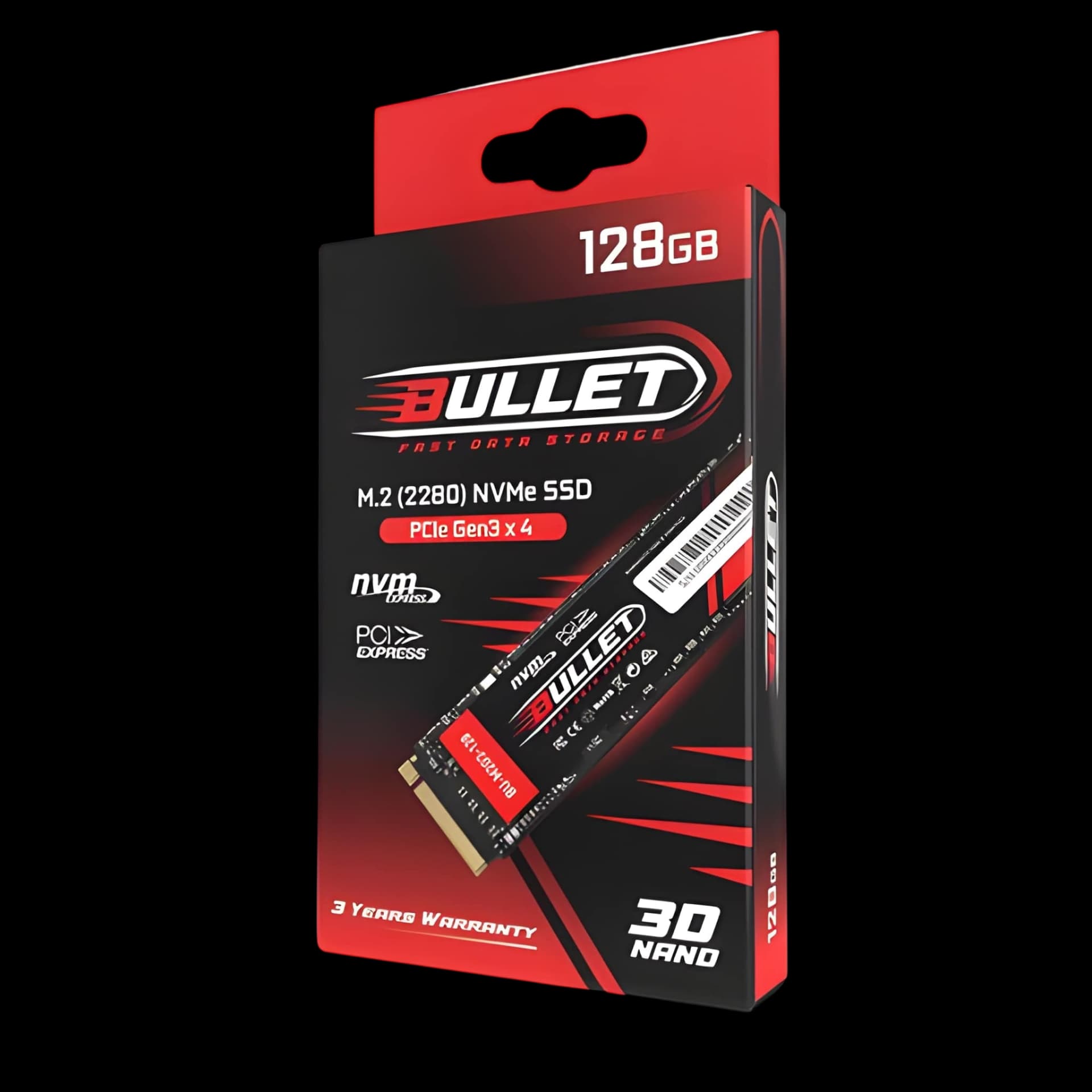 Bullet 128GB M.2 (2280) NVMe PCIe [Gen3x4]