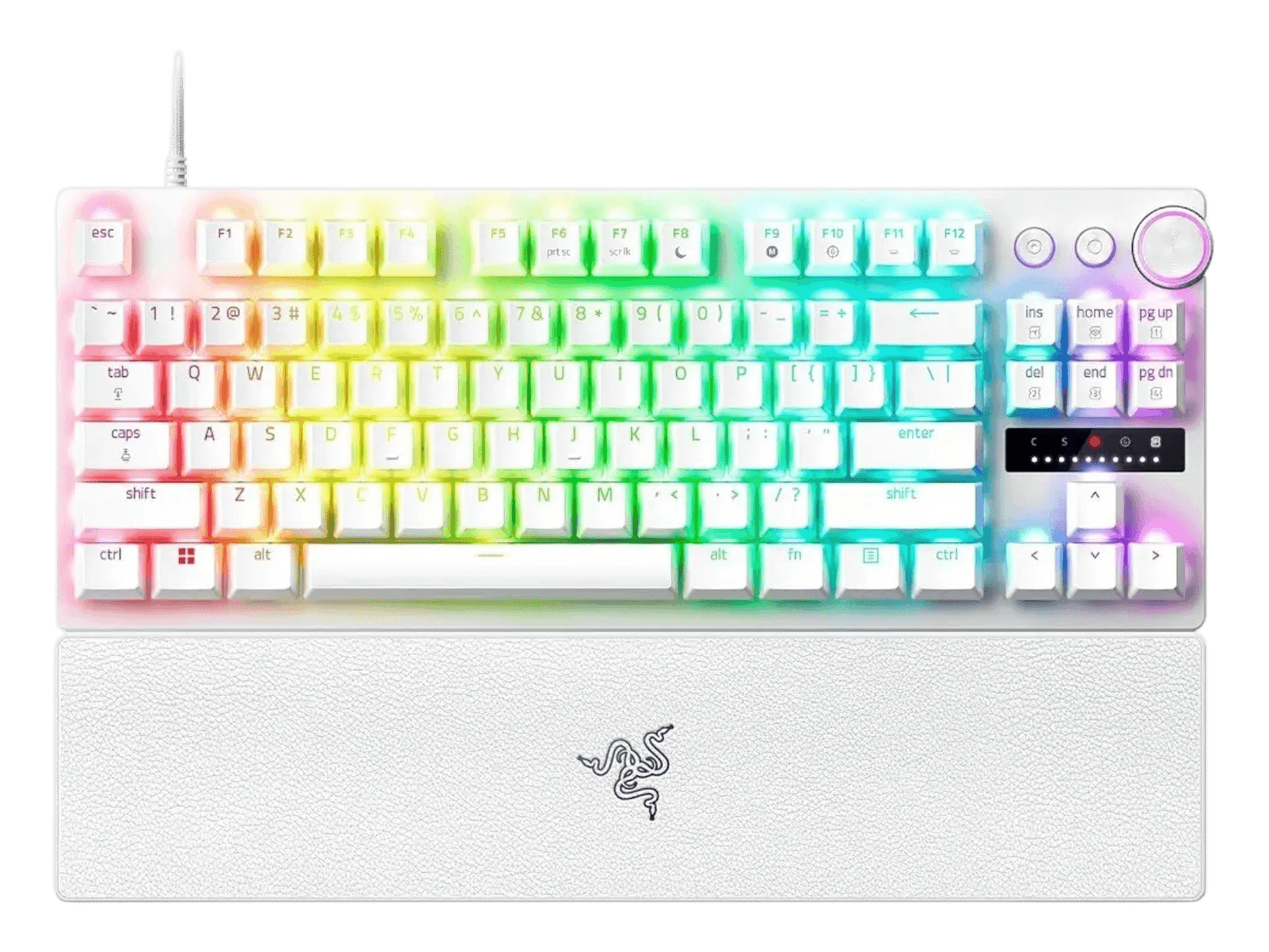 Razer Huntsman V3 Pro Tenkeyless Wired Keyboard White