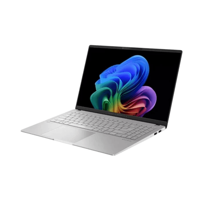 ASUS Vivobook S 15 OLED S5507QA-MA049W, Snapdragon X Elite, RAM 32GB, 1TB SSD, Qualcomm Adreno, 15.6 Inch 3K OLED 120Hz, Cool Silver - Image 2