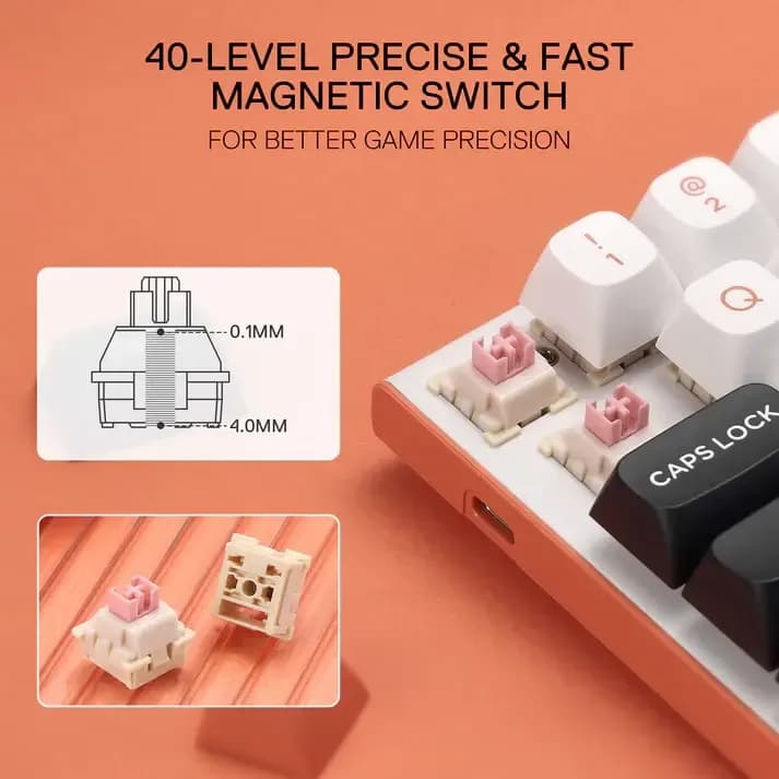 Redragon FIDD K683WB Magnetic Hall Effect Keyboard - Image 3