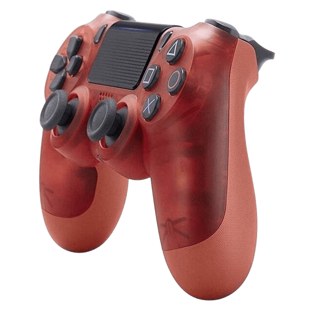 PS4 DualShock 4 Wireless Controller (Transparent Red) - Image 3
