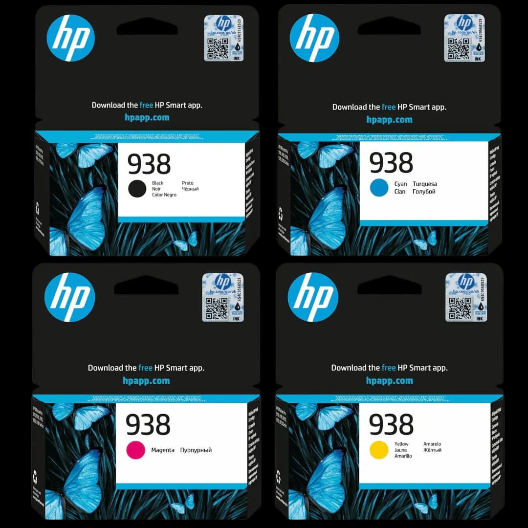 HP 938 Original CMYK Ink Cartridge Set