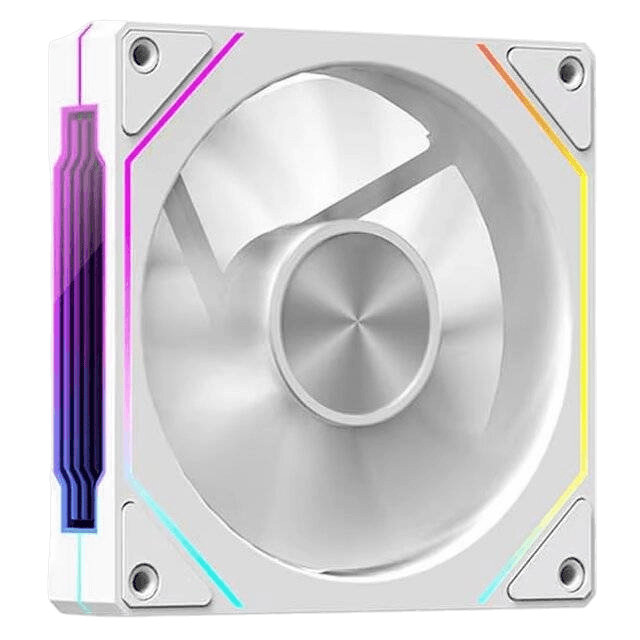 12CM Computer Cooling Fan LJ‑5PRO‑R (White) - Image 1