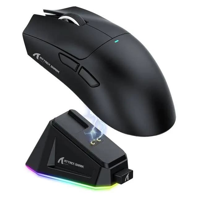 Attack Shark X11 Ultra 8K Wireless Mouse (Black) - Image 3