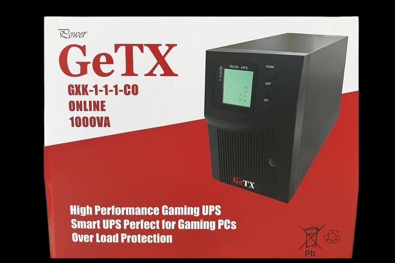 UPS Getx 1000va, 1KV Online - GXK-1-1-1-CO (LCD, Battery 12V-9A *2) - Image 3
