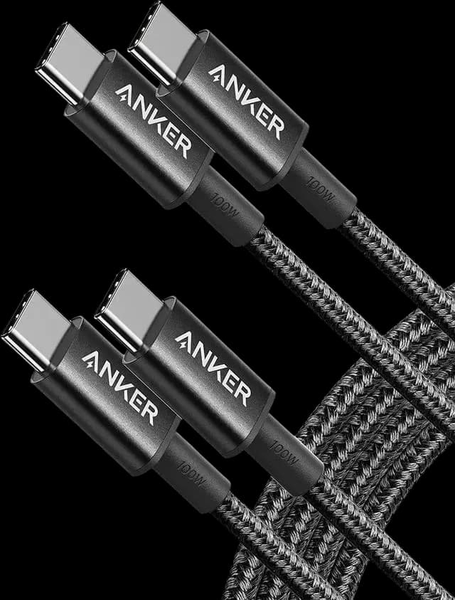 Anker 333 USB-C to USB-C Cable 60W Braided 3.3ft Black