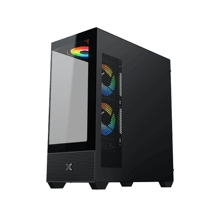 Case Xigmatek Alphard Mid Tower Case - Black - Image 4