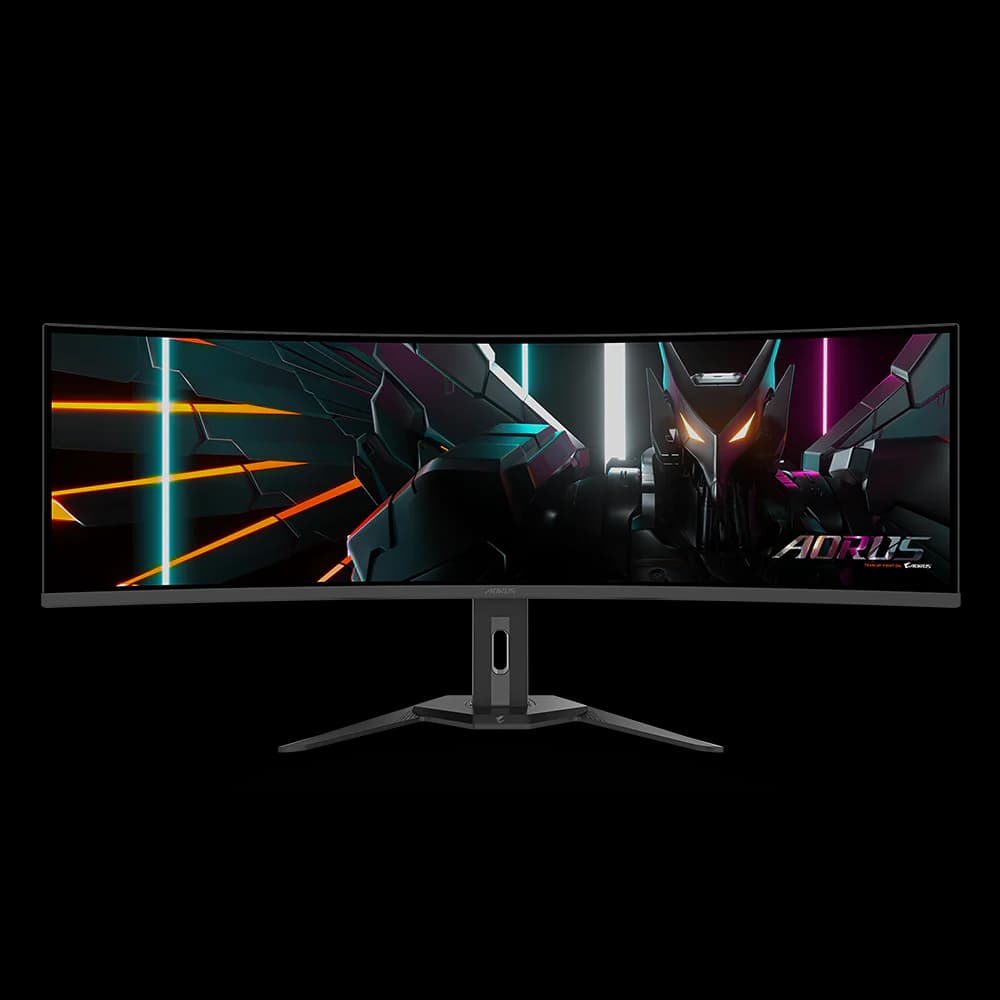 GIGABYTE AORUS CO49DQ 49" QD-OLED Super Ultrawide Gaming Monitor – Dual QHD, 144Hz, 0.03ms, HDMI 2.1, 98% DCI-P3