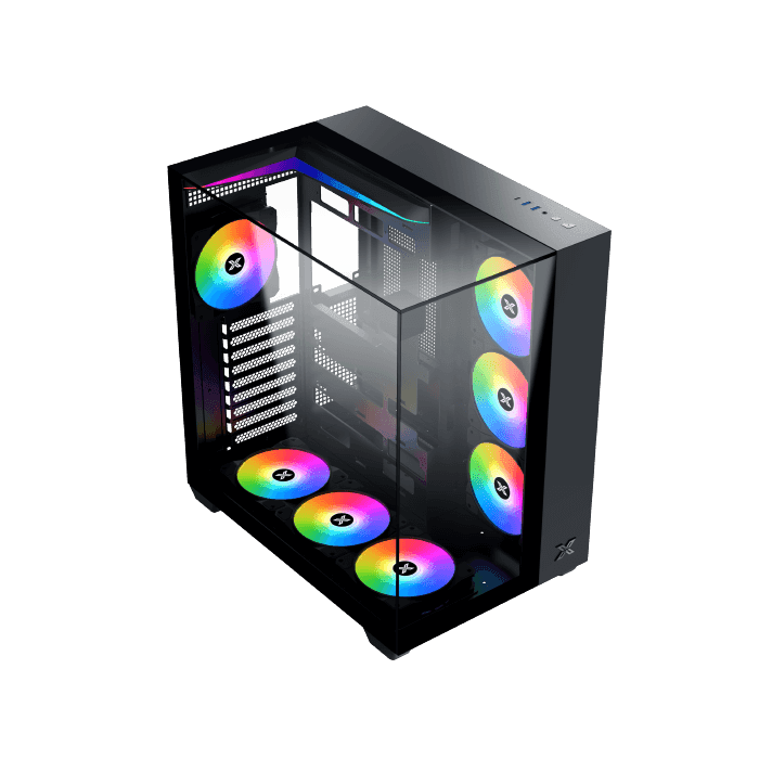 Case Xigmatek Aqua V Mid Tower Case - Black - Image 2