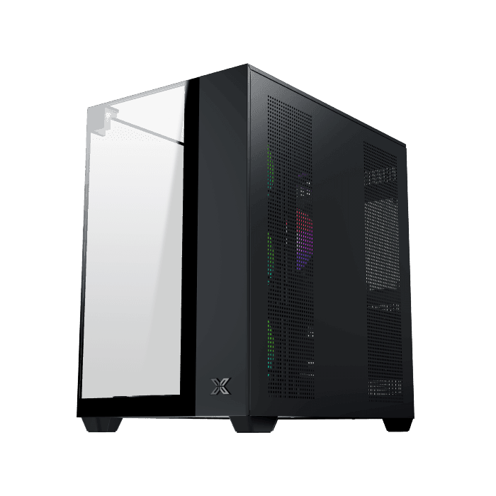 Case Xigmatek Aqua V Mid Tower Case - Black - Image 4