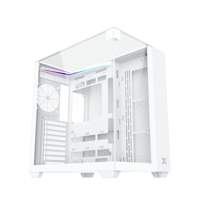 Case Xigmatek Aqua V Mid Tower Case - Arctic White - Image 3