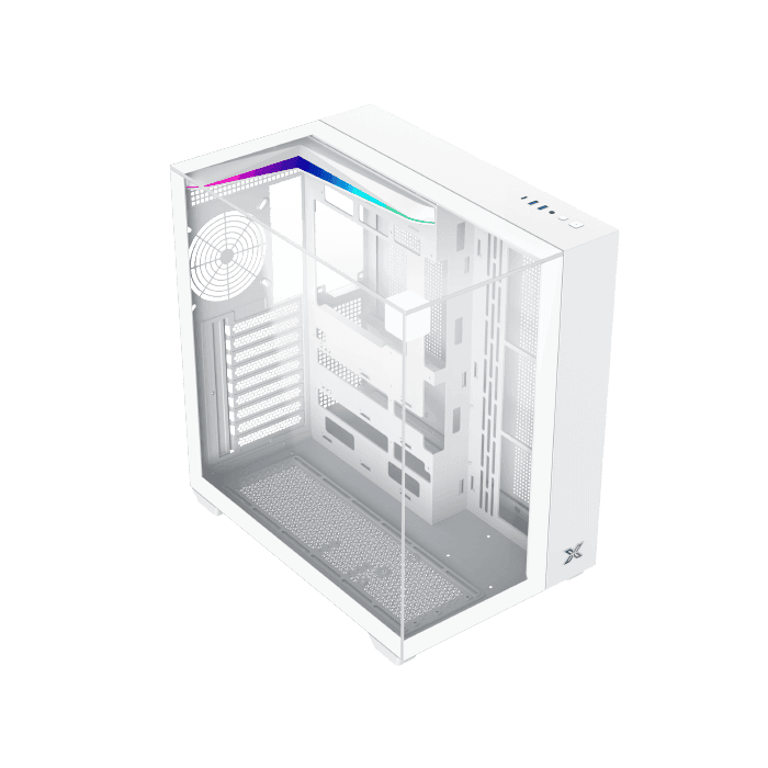 Case Xigmatek Aqua V Mid Tower Case - Arctic White - Image 4