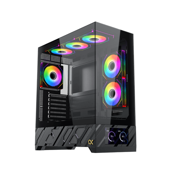 Case Xigmatek Alphard Pro Mid Tower Case - Black