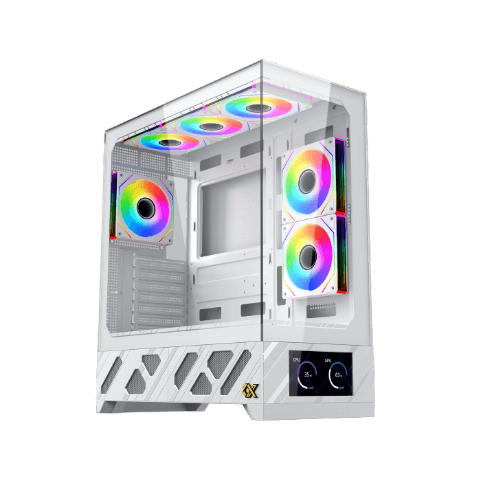 Case Xigmatek Alphard Pro Arctic Mid Tower Case - White