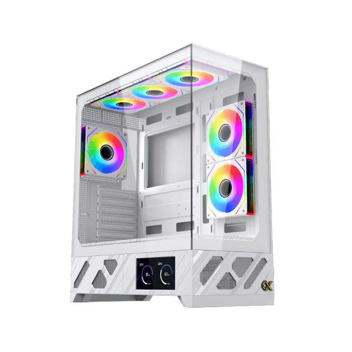 Case Xigmatek Alphard Pro Arctic Mid Tower Case - White - Image 2