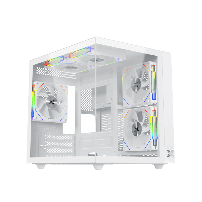 Case Xigmatek Aqua M Lite Arctic Micro Tower Case - White