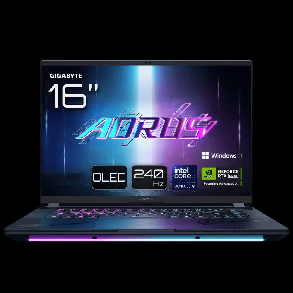 GIGABYTE AORUS 16 MASTER (2025) 16" WQXGA OLED 240Hz Enthusiast Gaming Laptop