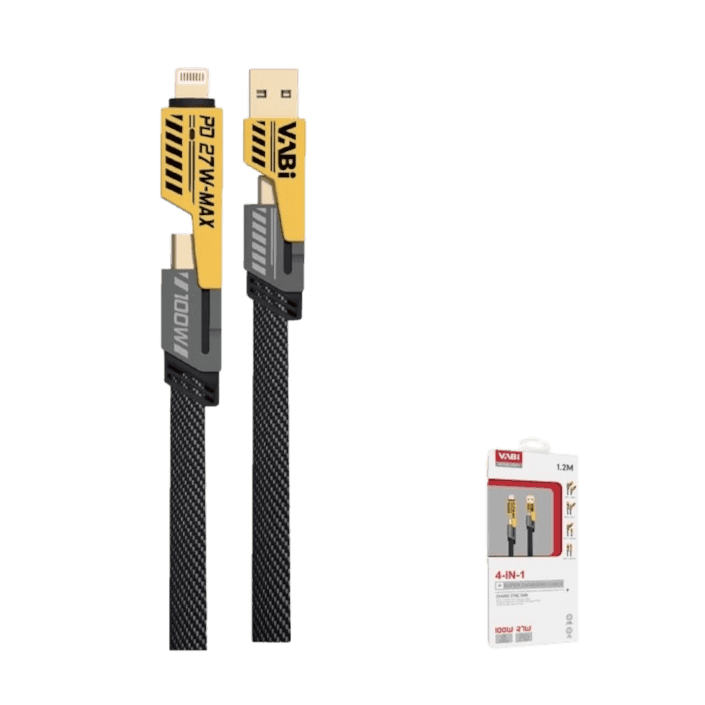 VABI CA71 4-in-1 100W Super Fast Charging Data Cable